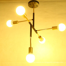 Zhongshan luces led colgantes de lámparas de sala de estar de metal de lujo moderno
